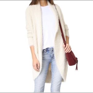 BB Dakota Fuzzy Long Sweater Size M